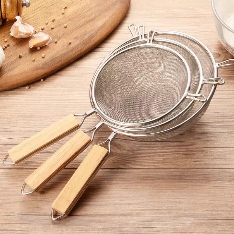 Set Of 3 Stainless Sieve Milk Machine Filter, Food Strainer Set With Sturdy Handles, Kitchen Mesh Filter Set Of 3 Stainless Sieve Milk Machine Filter, Food Strainer Set With Sturdy Handles, Kitchen Mesh Filter
